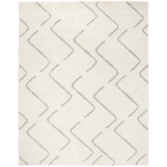 Wrought Studio Napfle Geometric Beige Area Rug Wayfair
